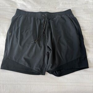 Rhone Workout Athletic Shorts 7” Black Men’s Large